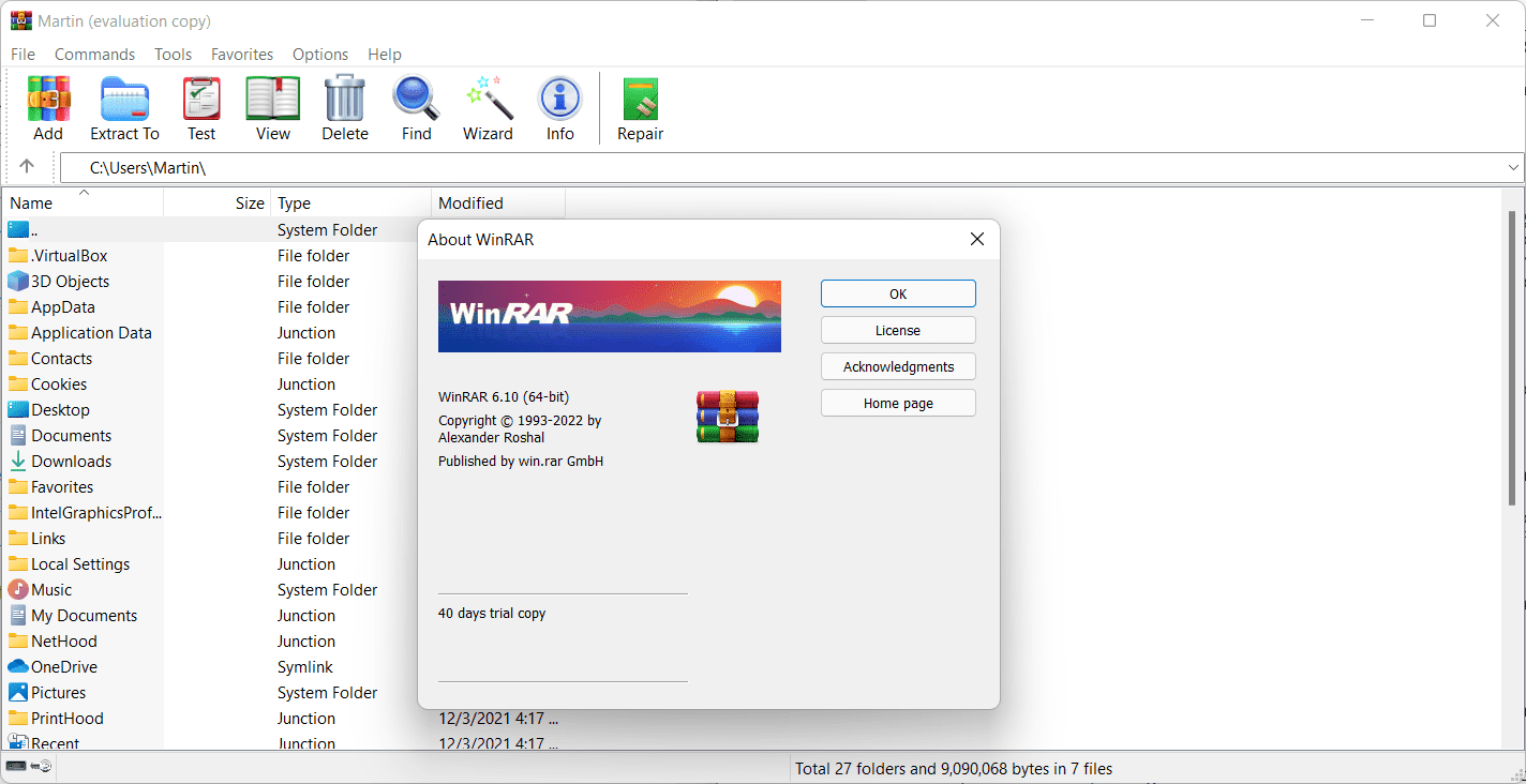 WinRAR 